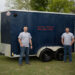 Redline Rentals utility trailer available in North Texas